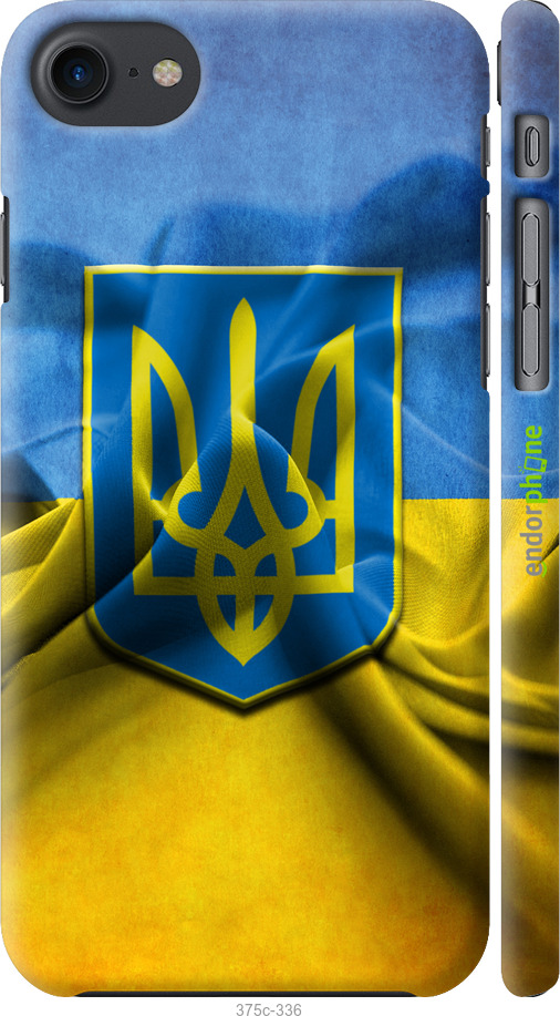 3D пластиковий матовий чохол "Прапор та герб України" для iPhone SE 2020, Блакитний
3D пластиковий матовий чохол "Прапор та герб України" для iPhone SE 2020, Блакитний