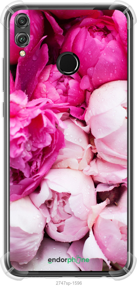 Silicone à prova de choque com cantos reforçados Capa "Peónias cor-de-rosa" para Huawei Honor 8X
Silicone à prova de choque com cantos reforçados Capa "Peónias cor-de-rosa" para Huawei Honor 8X