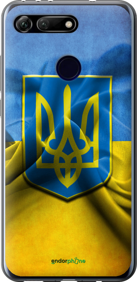 Силіконовий чохол "Прапор та герб України" для Huawei Honor View 20, Блакитний
Силіконовий чохол "Прапор та герб України" для Huawei Honor View 20, Блакитний