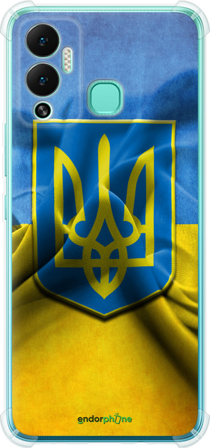 Силіконовий протиударний с посиленими кутами чохол "Прапор та герб України" для Infinix Hot 12 Play, Блакитний
Силіконовий протиударний с посиленими кутами чохол "Прапор та герб України" для Infinix Hot 12 Play, Блакитний