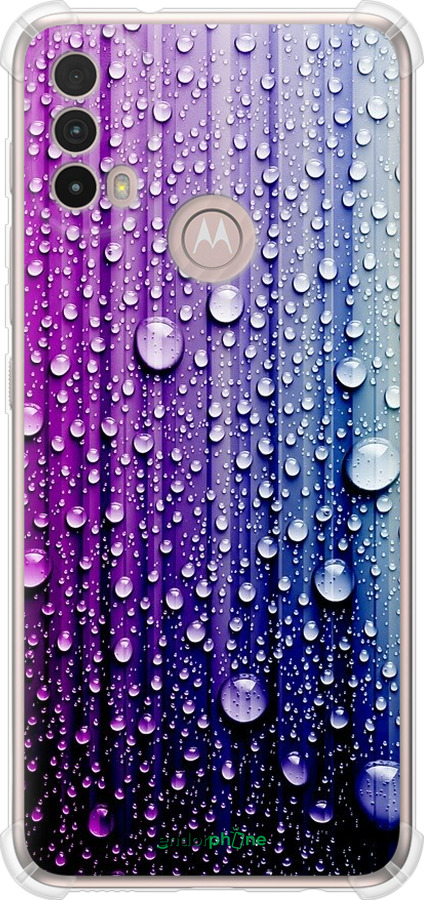 Силіконовий протиударний с посиленими кутами чохол "Краплини води" для Motorola E40, Синій
Силіконовий протиударний с посиленими кутами чохол "Краплини води" для Motorola E40, Синій