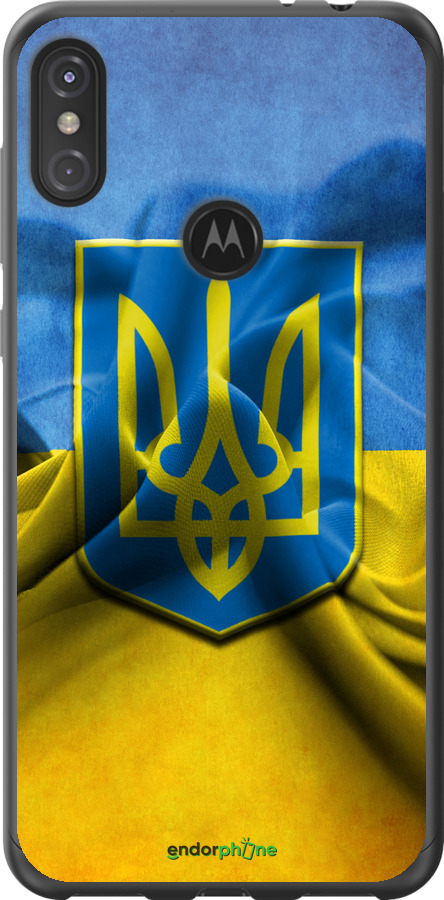 2D пластиковий чохол "Прапор та герб України" для Motorola One Power, Блакитний
2D пластиковий чохол "Прапор та герб України" для Motorola One Power, Блакитний