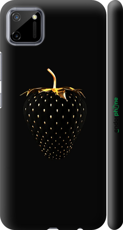 3D пластиковий матовий чохол "Чорна полуниця" для Realme C11 2020, Чорний
3D пластиковий матовий чохол "Чорна полуниця" для Realme C11 2020, Чорний