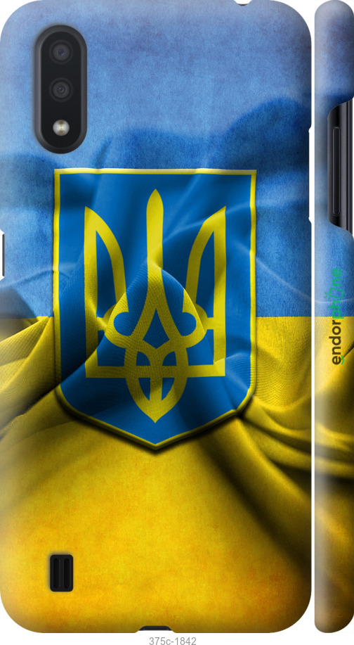 3D пластиковий матовий чохол "Прапор та герб України" для Samsung Galaxy A01 A015F, Блакитний
3D пластиковий матовий чохол "Прапор та герб України" для Samsung Galaxy A01 A015F, Блакитний