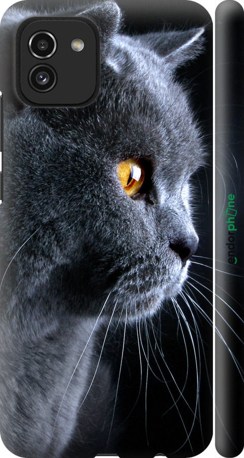 3D пластиковий матовий чохол "Гарний кіт" для Samsung Galaxy A03 A035F, Чорний
3D пластиковий матовий чохол "Гарний кіт" для Samsung Galaxy A03 A035F, Чорний
