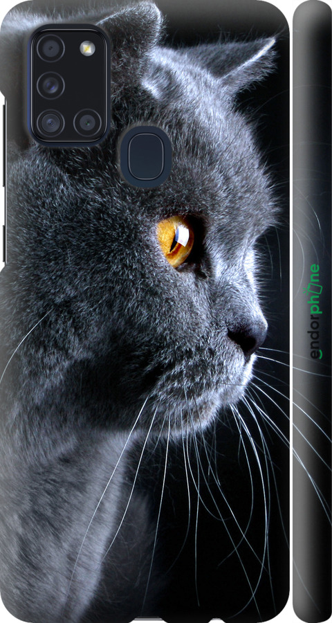 3D пластиковий матовий чохол "Гарний кіт" для Samsung Galaxy A21s A217F, Чорний
3D пластиковий матовий чохол "Гарний кіт" для Samsung Galaxy A21s A217F, Чорний