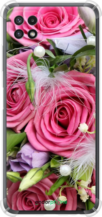 Силіконовий протиударний с посиленими кутами чохол "Ніжність" для Samsung Galaxy A22 5G A226B, Рожевий
Силіконовий протиударний с посиленими кутами чохол "Ніжність" для Samsung Galaxy A22 5G A226B, Рожевий