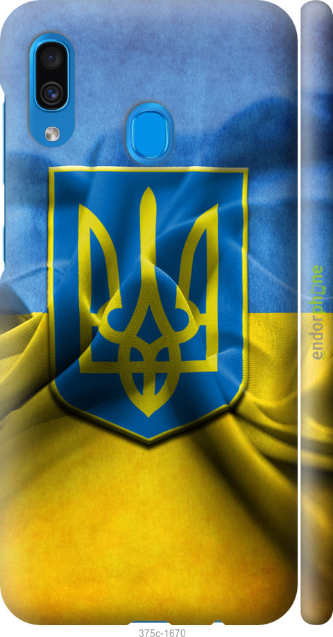 3D пластиковий матовий чохол "Прапор та герб України" для Samsung Galaxy A20 2019 A205F, Блакитний
3D пластиковий матовий чохол "Прапор та герб України" для Samsung Galaxy A20 2019 A205F, Блакитний