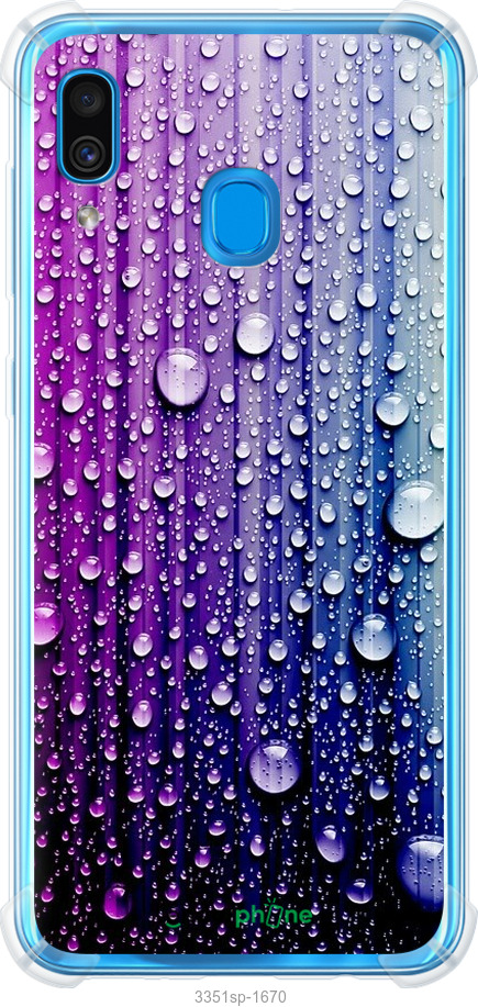 Силіконовий протиударний с посиленими кутами чохол "Краплини води" для Samsung Galaxy A30 2019 A305F, Синій
Силіконовий протиударний с посиленими кутами чохол "Краплини води" для Samsung Galaxy A30 2019 A305F, Синій