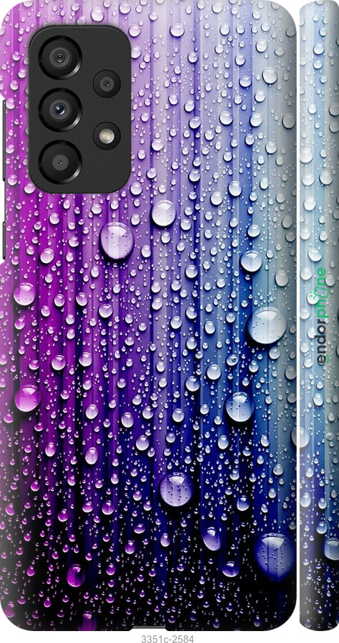 3D пластиковий матовий чохол "Краплини води" для Samsung Galaxy A33 5G A336B, Синій
3D пластиковий матовий чохол "Краплини води" для Samsung Galaxy A33 5G A336B, Синій