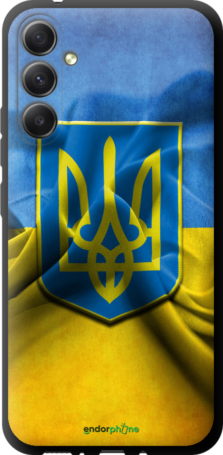 TPU чорний чохол "Прапор та герб України" для Samsung Galaxy A34 A346E, Блакитний
TPU чорний чохол "Прапор та герб України" для Samsung Galaxy A34 A346E, Блакитний