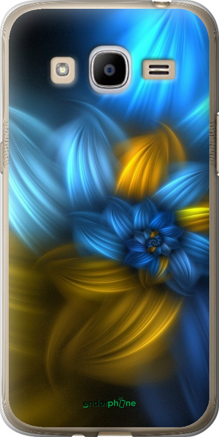 Силіконовий чохол "Візерунок 46" для Samsung Galaxy J2 (2016) J210, Синій 
Силіконовий чохол "Візерунок 46" для Samsung Galaxy J2 (2016) J210, Синій