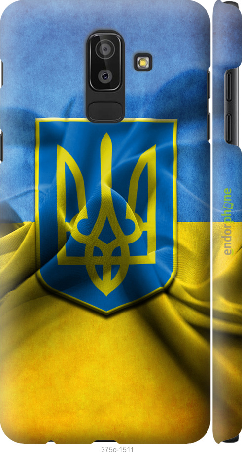 3D пластиковий матовий чохол "Прапор та герб України" для Samsung Galaxy J8 2018, Блакитний
3D пластиковий матовий чохол "Прапор та герб України" для Samsung Galaxy J8 2018, Блакитний