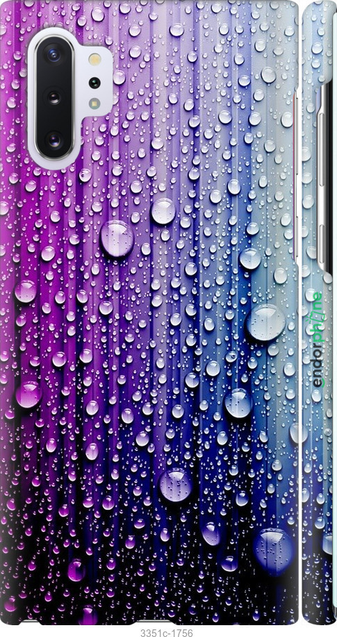 3D пластиковий матовий чохол "Краплини води" для Samsung Galaxy Note 10 Plus, Синій
3D пластиковий матовий чохол "Краплини води" для Samsung Galaxy Note 10 Plus, Синій