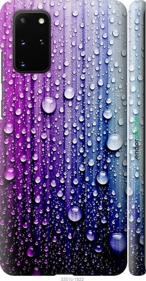 3D пластиковий матовий чохол "Краплини води" для Samsung Galaxy S20 Plus, Синій
3D пластиковий матовий чохол "Краплини води" для Samsung Galaxy S20 Plus, Синій