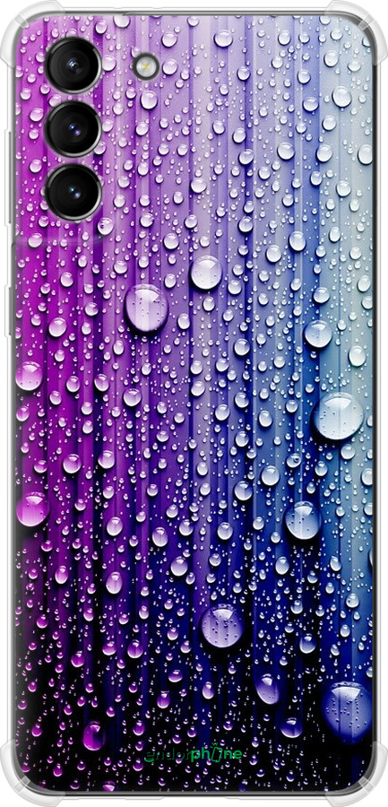 Силіконовий протиударний с посиленими кутами чохол "Краплини води" для Samsung Galaxy S21 Plus, Синій
Силіконовий протиударний с посиленими кутами чохол "Краплини води" для Samsung Galaxy S21 Plus, Синій