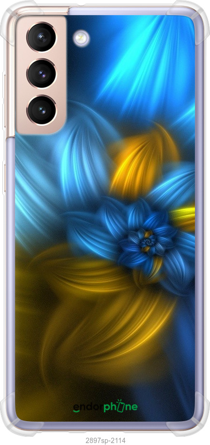 Силіконовий протиударний с посиленими кутами чохол "Візерунок 46" для Samsung Galaxy S21, Синій
Силіконовий протиударний с посиленими кутами чохол "Візерунок 46" для Samsung Galaxy S21, Синій