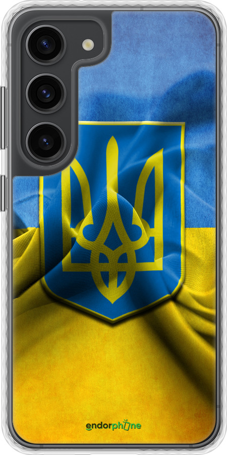 Чохол Bumper чохол "Прапор та герб України" для Samsung Galaxy S23, Блакитний
Чохол Bumper чохол "Прапор та герб України" для Samsung Galaxy S23, Блакитний