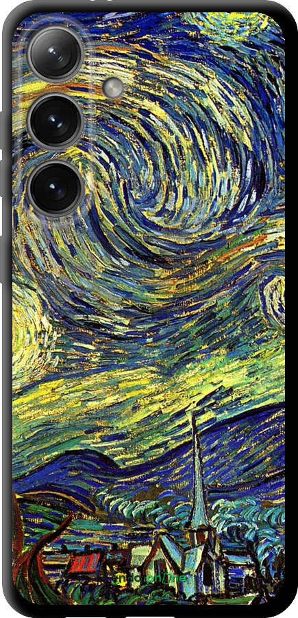 Custodia in TPU nero Vincent van Gogh. Notte stellata" for Samsung Galaxy S24", Giallo
Custodia in TPU nero Vincent van Gogh. Notte stellata" for Samsung Galaxy S24", Giallo