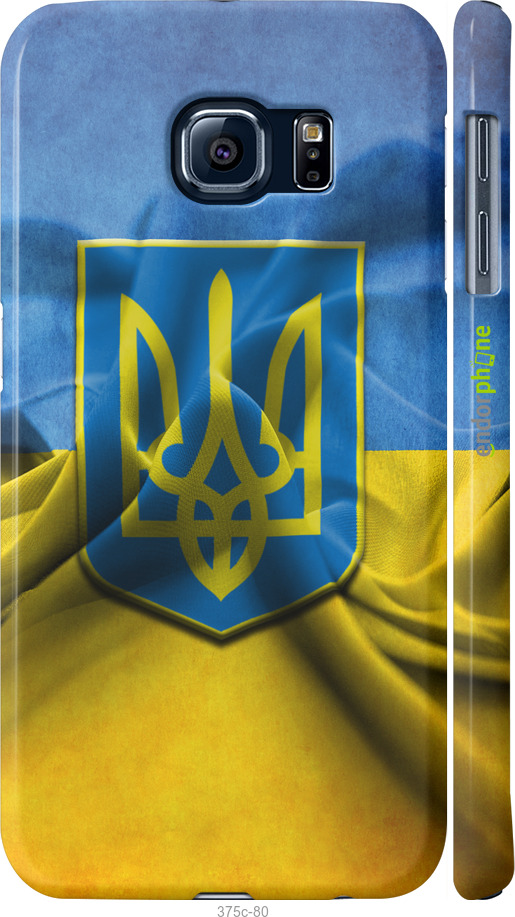 3D пластиковий матовий чохол "Прапор та герб України" для Samsung Galaxy S6 G920, Блакитний
3D пластиковий матовий чохол "Прапор та герб України" для Samsung Galaxy S6 G920, Блакитний