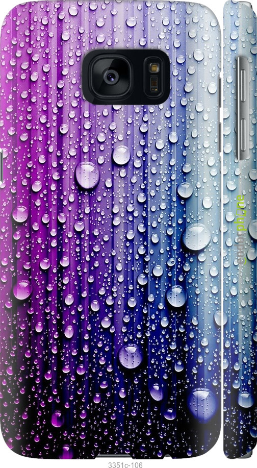 3D пластиковий матовий чохол "Краплини води" для Samsung Galaxy S7 G930F, Синій
3D пластиковий матовий чохол "Краплини води" для Samsung Galaxy S7 G930F, Синій