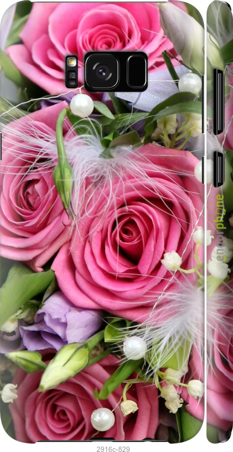 3D пластиковий матовий чохол "Ніжність" для Samsung Galaxy S8, Рожевий 
3D пластиковий матовий чохол "Ніжність" для Samsung Galaxy S8, Рожевий