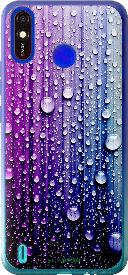 Силіконовий чохол "Краплини води" для Tecno Spark 4 Lite, Синій
Силіконовий чохол "Краплини води" для Tecno Spark 4 Lite, Синій