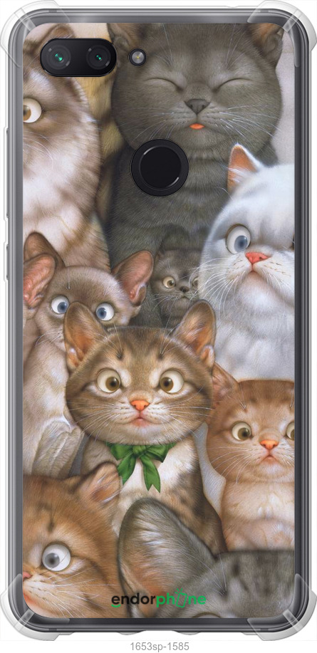 Силіконовий протиударний с посиленими кутами чохол "Коти" для Xiaomi Mi 8 Lite
Силіконовий протиударний с посиленими кутами чохол "Коти" для Xiaomi Mi 8 Lite