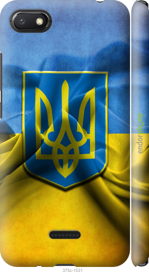 3D пластиковий матовий чохол "Прапор та герб України" для Xiaomi Redmi 6A, Блакитний
3D пластиковий матовий чохол "Прапор та герб України" для Xiaomi Redmi 6A, Блакитний