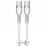 Дата кабель Baseus Cafule Series Metal Type-C to 100W (2м) (CATJK-D) (Белый) - 87811tct изображение 1