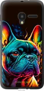 Силиконовый чехол Яркий бульдог для Alcatel One Touch Pixi 3 4.5 - 5547u-408 изображение 