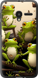 Силиконовый чехол Жабки для Alcatel One Touch Pixi 3 4.5 - 5656u-408 изображение 