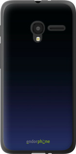 Силиконовый чехол Градиент в тёмно - синем стиле для Alcatel One Touch Pixi 3 4.5 - 6542u-408 изображение 