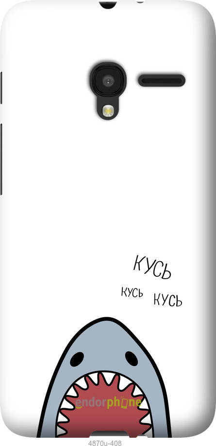 Силіконовий чехол Акула для Alcatel One Touch Pixi 3 4.5 - 4870u-408 изображение 