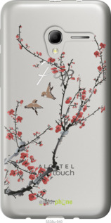 Силиконовый чехол Сакура v2 для Alcatel One Touch Pop 3 5.0 - 5538u-940 изображение 