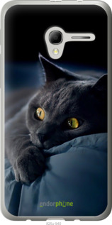 Силиконовый чехол Дымчатый кот для Alcatel One Touch Pop 3 5.0 - 825u-940 изображение 