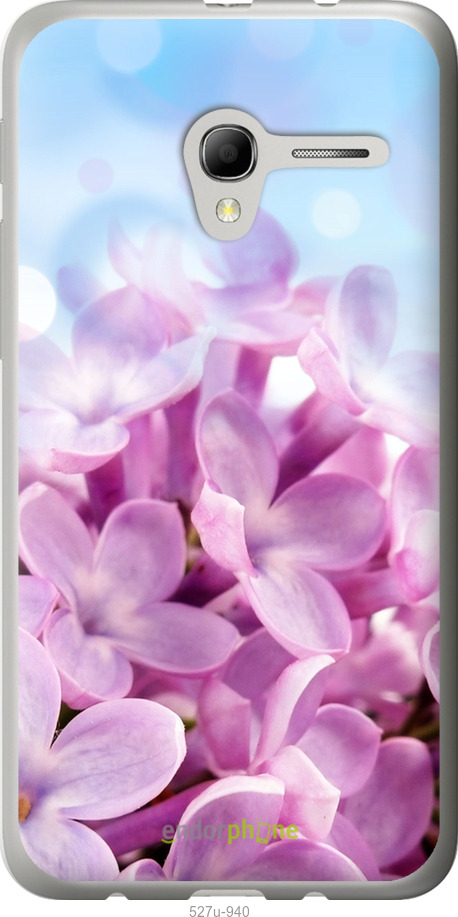 Силиконовый чехол Сирень для Alcatel One Touch Pop 3 5.0 - 527u-940 изображение 