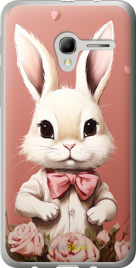 Силиконовый чехол Зайчик для Alcatel One Touch Pop 3 5.0 - 5669u-940 изображение 