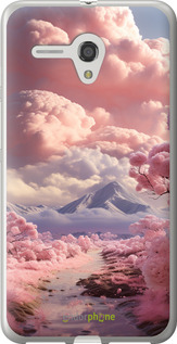 Силіконовий чехол Рожеві хмари для Alcatel One Touch Pop 3 5.5 - 5660u-941 изображение 
