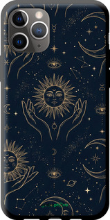 TPU чехол Celestial Harmony: Sun & Moon Gold Mystic Pattern для Apple iPhone 11 Pro Max - 6778b-1723 изображение 