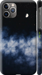 3D пластиковый глянцевый чехол Ночное небо для Apple iPhone 11 Pro Max - 6450c-1723 изображение 