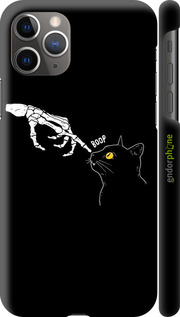 3D пластиковый глянцевый чехол Кошка для Apple iPhone 11 Pro Max - 6505c-1723 изображение 