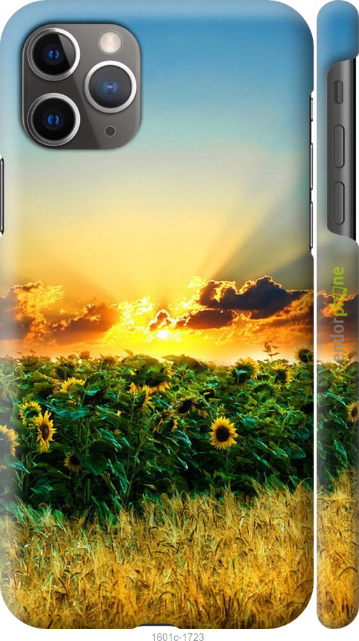 

3D пластиковий матовий чохол "Україна" для iPhone 11 Pro Max