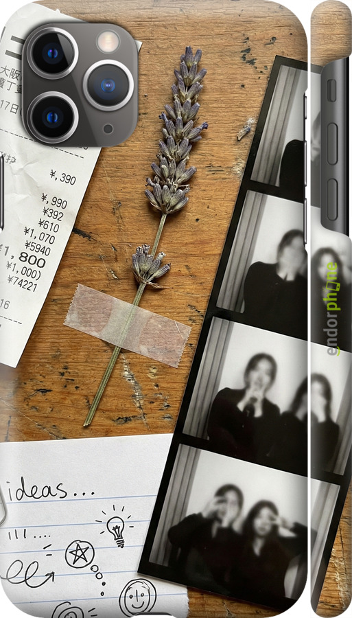 3D пластиковый глянцевый чехол Aesthetic Scrapbook Collage для Apple iPhone 11 Pro Max - 6773c-1723 изображение 