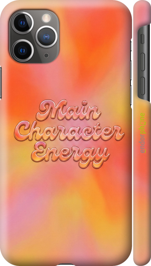 3D пластиковий матовий чехол Aura Gradient Main Character Energy Aesthetic Y2K для Apple iPhone 11 Pro Max - 6783m-1723 изображение 
