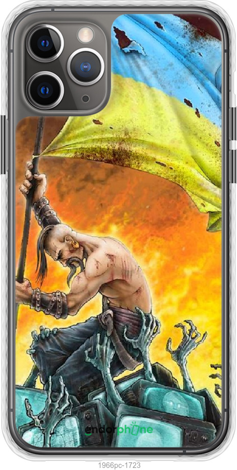 

Чохол Bumper чохол "Сильна Україна" для iPhone 11 Pro Max, Синій