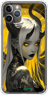 Силикон с усиленными углами чехол Аниме демон 2 для Apple iPhone 11 Pro Max - 6309sp-1723 изображение 