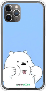 Силикон с усиленными углами чехол Милый мишка для Apple iPhone 11 Pro Max - 6357sp-1723 изображение 