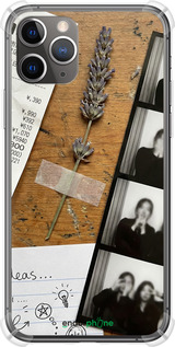 Силикон с усиленными углами чехол Aesthetic Scrapbook Collage для Apple iPhone 11 Pro Max - 6773sp-1723 изображение 