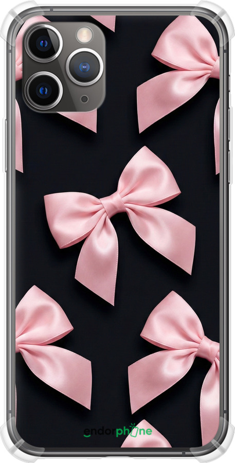 Силикон с усиленными углами чехол Coquette Ribbons Dark Coquette для Apple iPhone 11 Pro Max - 6767sp-1723 изображение 